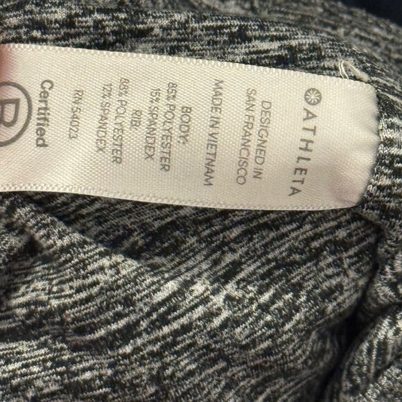 Athleta Exhale Heel Tight Leggings Sz M Gray Inseam 32'' Legging - Picture 4 of 12